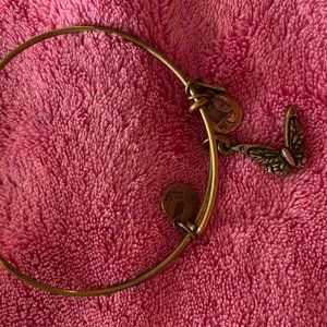 Gold Butterfly Alex and Ani Bracelet